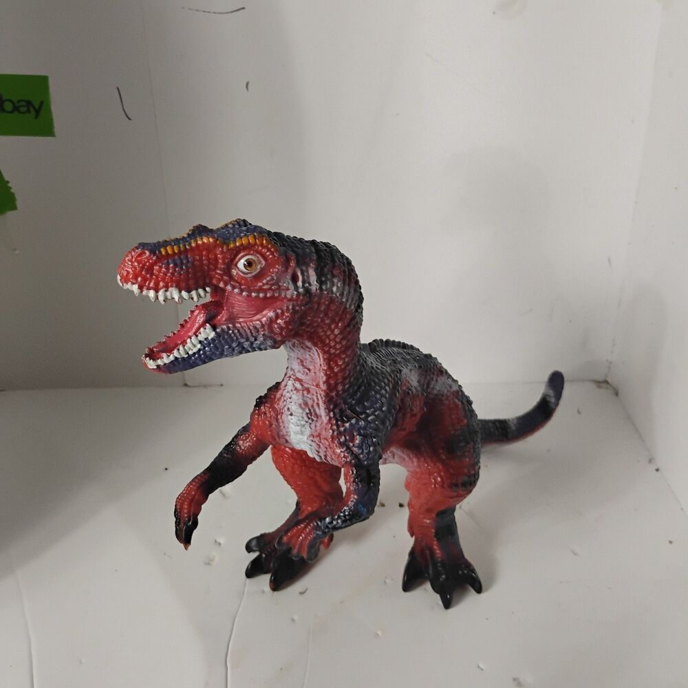 Velociraptor 17" Vinyl Dinosaur Figurine with Sound Effects